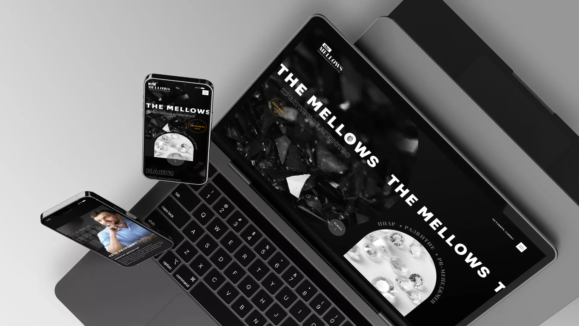 Разработка сайта креативного агентства «The Mellows» в Буе