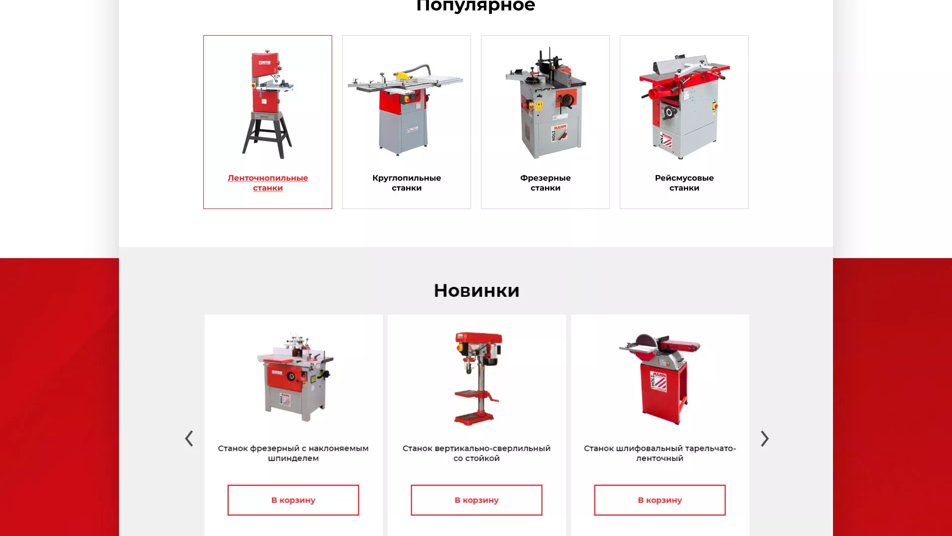 Создание сайта компании «HOLZMANN Maschinen GmbH» в Буе