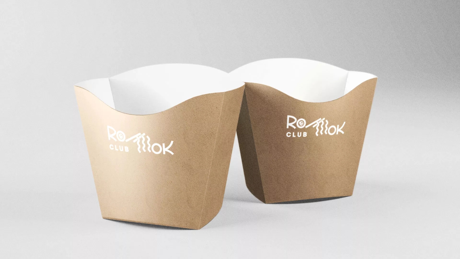 Создание логотипа суши-бара «Roll Wok Club» в Буе