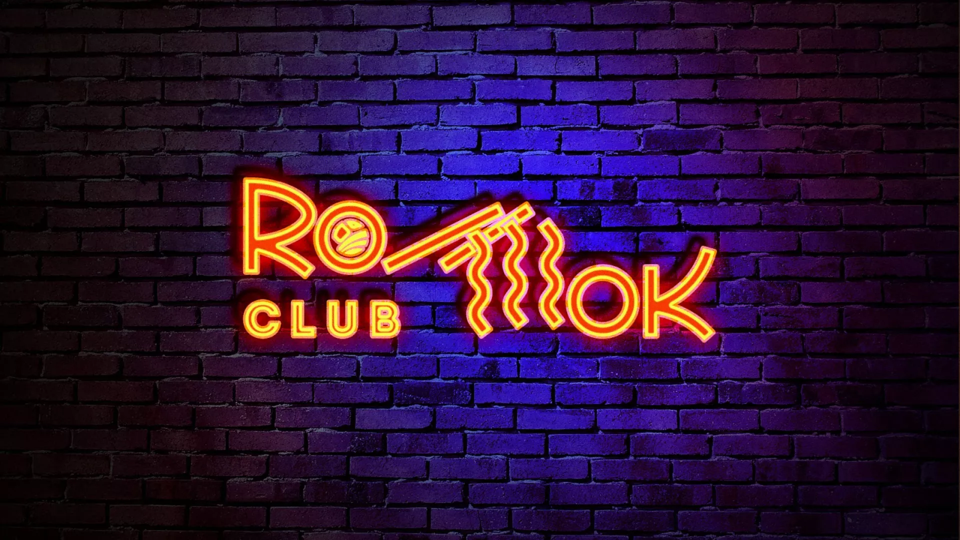 Разработка интерьерной вывески суши-бара «Roll Wok Club» в Буе